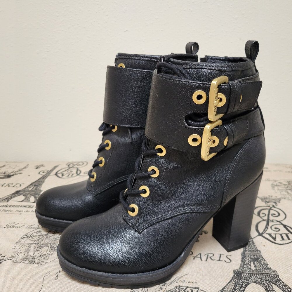 Black Guess booties